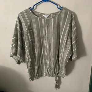 Olive green beach coverup